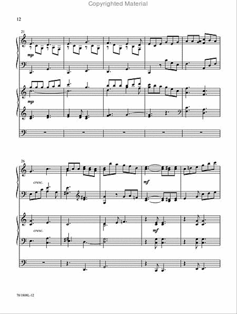 Showers of Blessing Organ scores gallery preview page 4