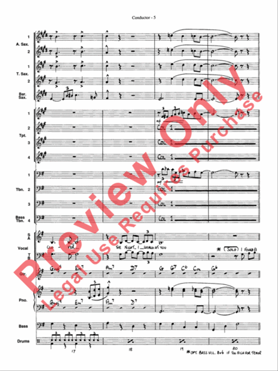 At Last Jazz Ensemble scores gallery preview page 7