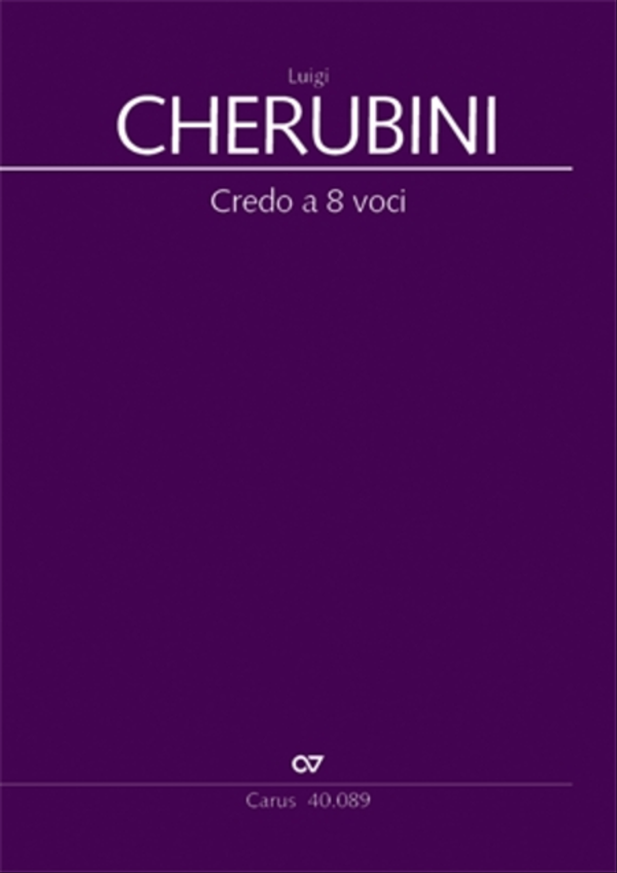 Credo a 8 voci Credo a 8 voci 4-Part scores gallery preview page 1