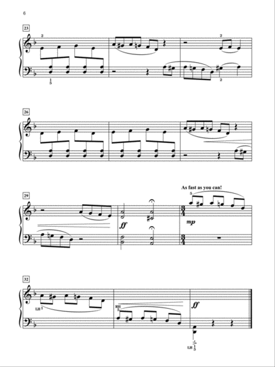 One of a Kind Solos, Book 2 Easy Piano scores gallery preview page 3