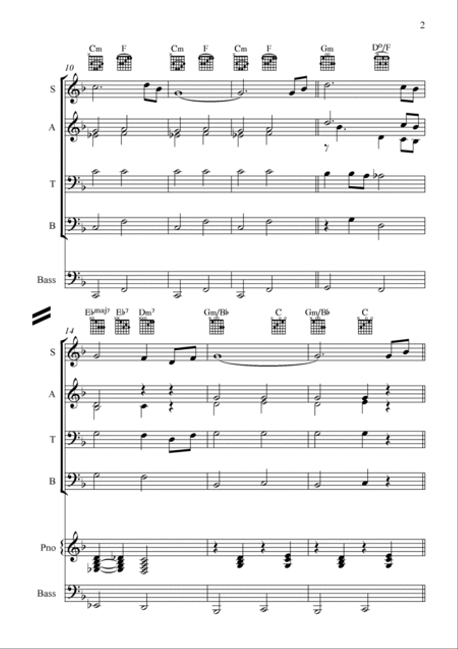 Cristo Redentor 4-Part scores gallery preview page 3
