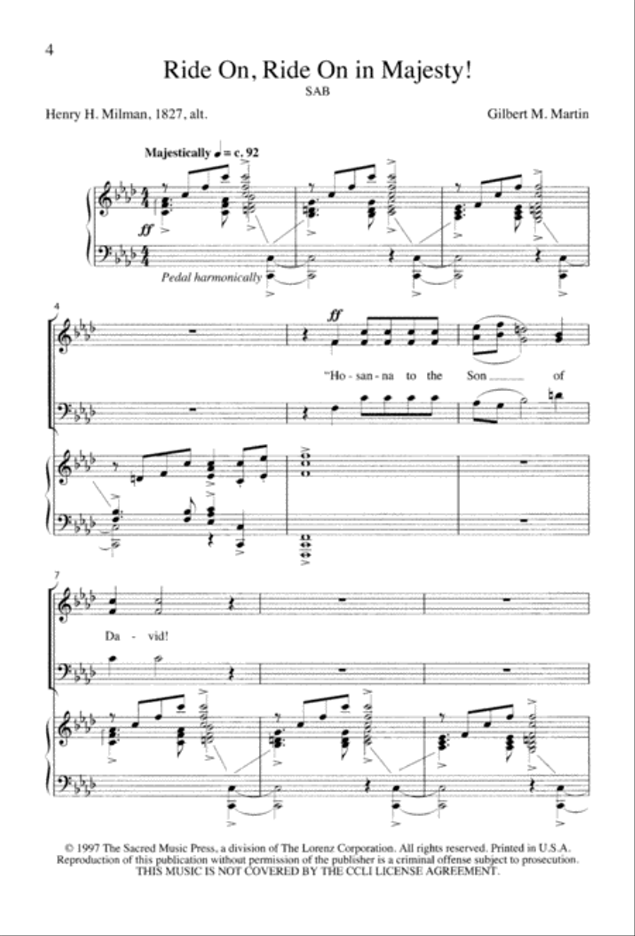 Christ the Crucified 3-Part scores gallery preview page 6