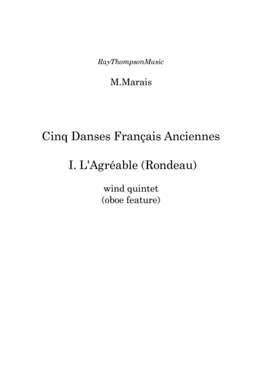 Marais: Cinq Danses Français Anciennes (Five Old French Dances) I. L'Agréable - wind quintet image number null