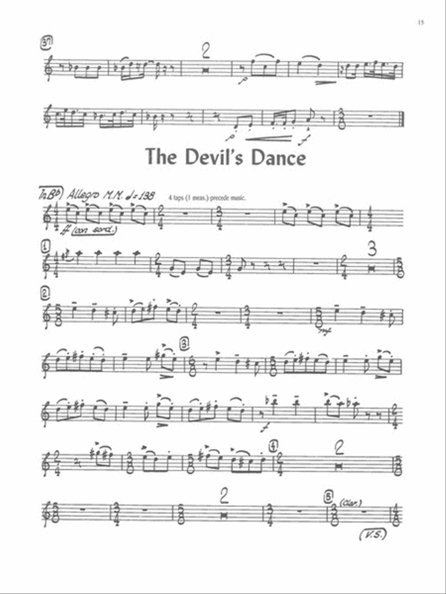 Igor Stravinsky - L'histoire du Soldat Trumpet Solo scores gallery preview page 4