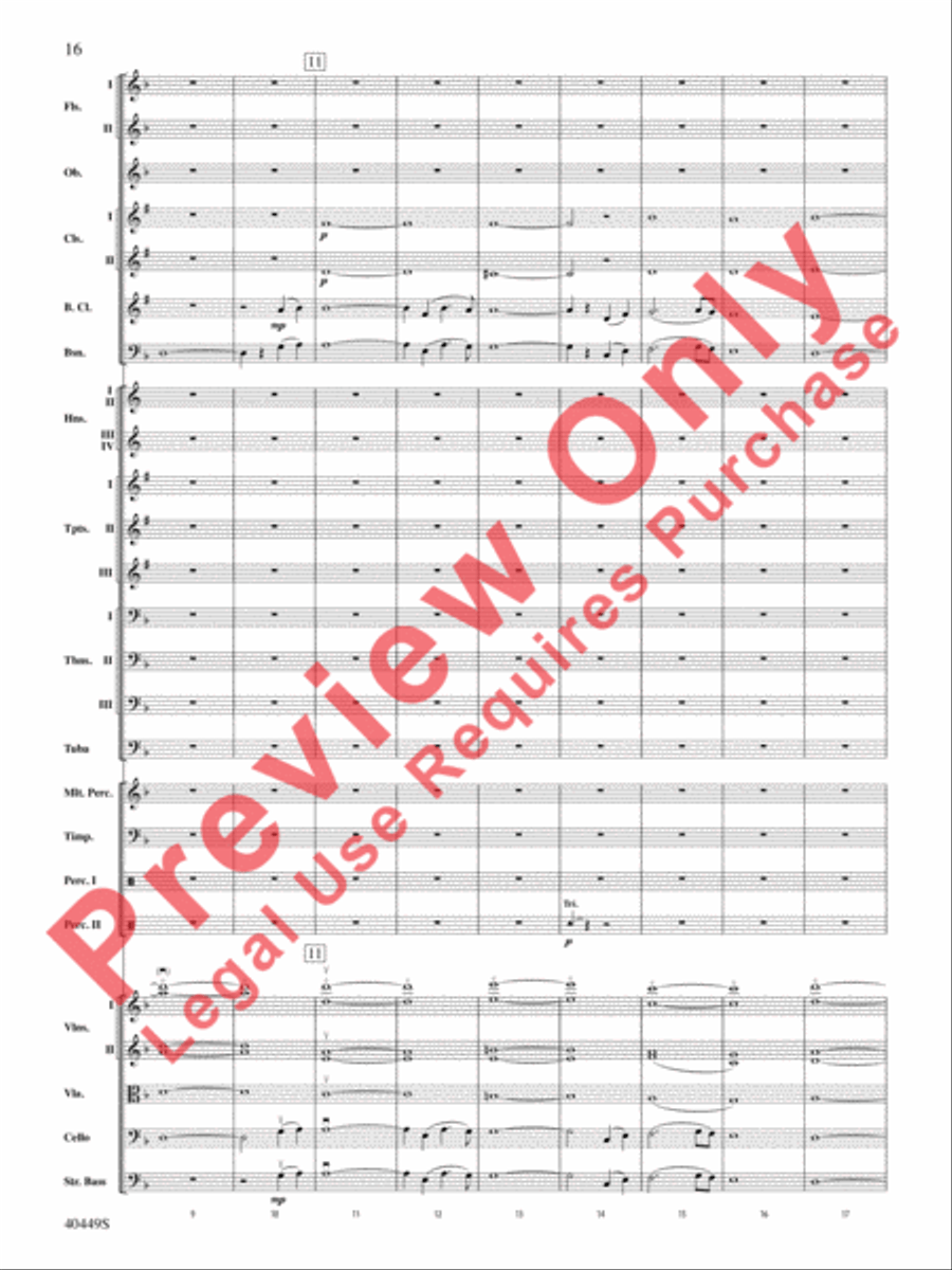 The Hobbit: An Unexpected Journey, Suite from Full Orchestra scores gallery preview page 49