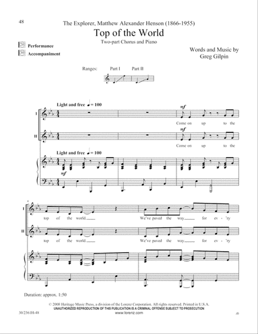Ten Who Counted 2-Part scores gallery preview page 49