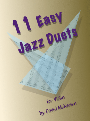 Book cover for 11 Easy Jazz Duets for Violin