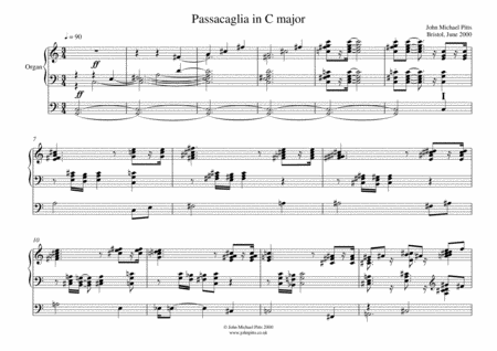 Passacaglia in C (Organ) image number null