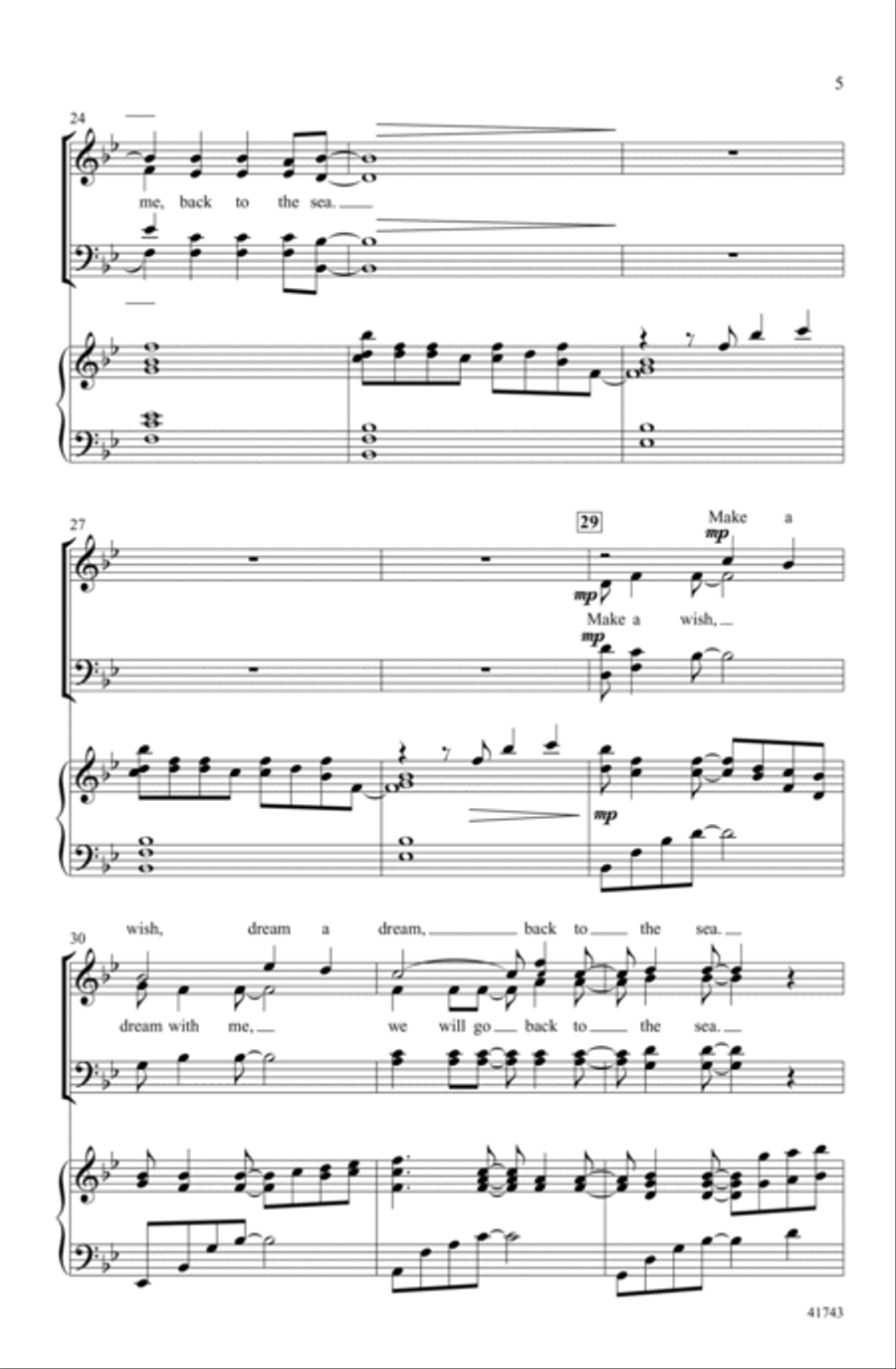 Come Back to the Sea Come Back to the Sea Choir scores gallery preview page 4