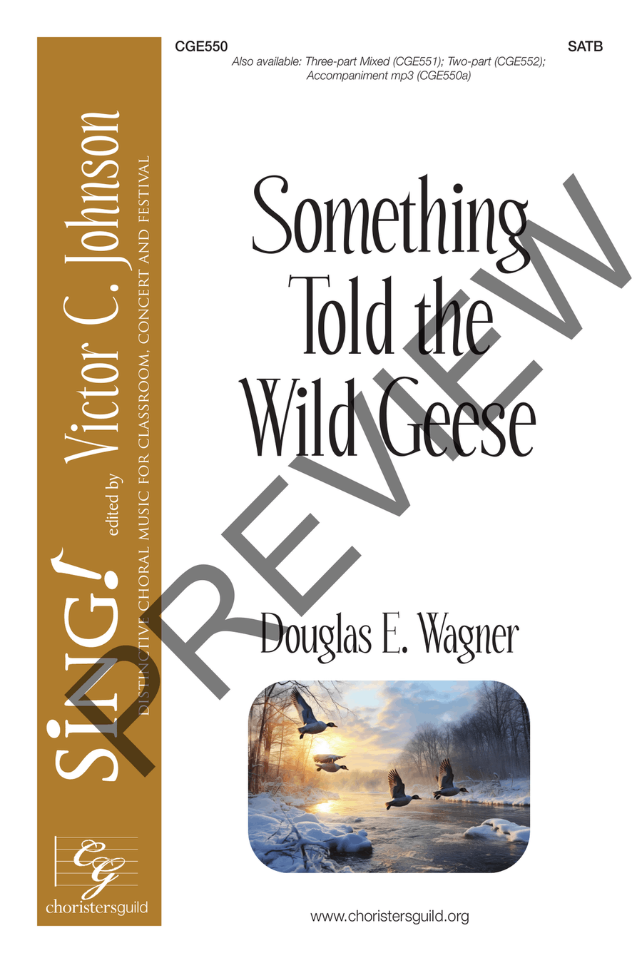 Something Told the Wild Geese (SATB) 4-Part scores gallery preview page 2