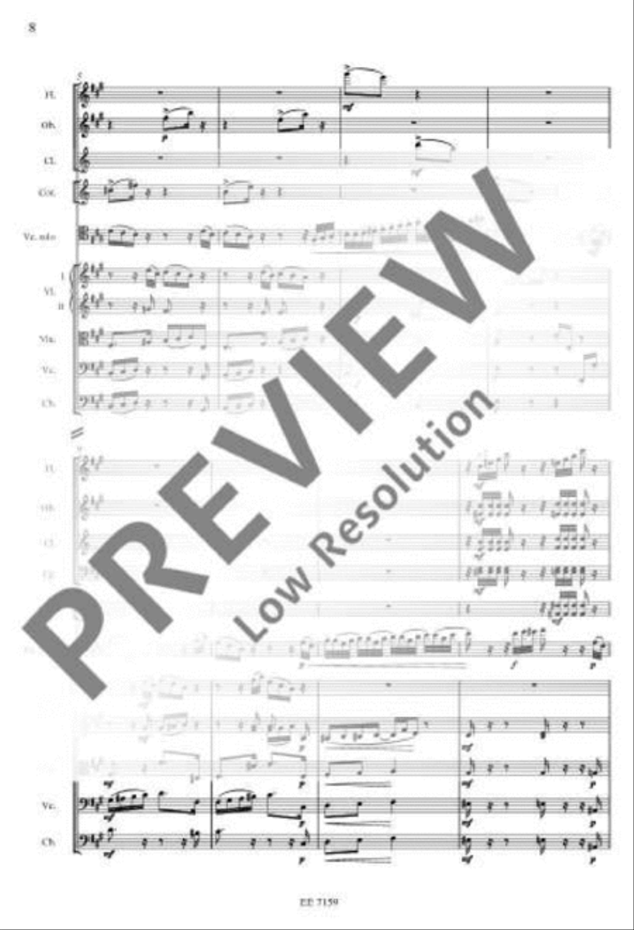 Variations on a Rococo Theme for Cello and Orchestra Orchestra scores gallery preview page 19