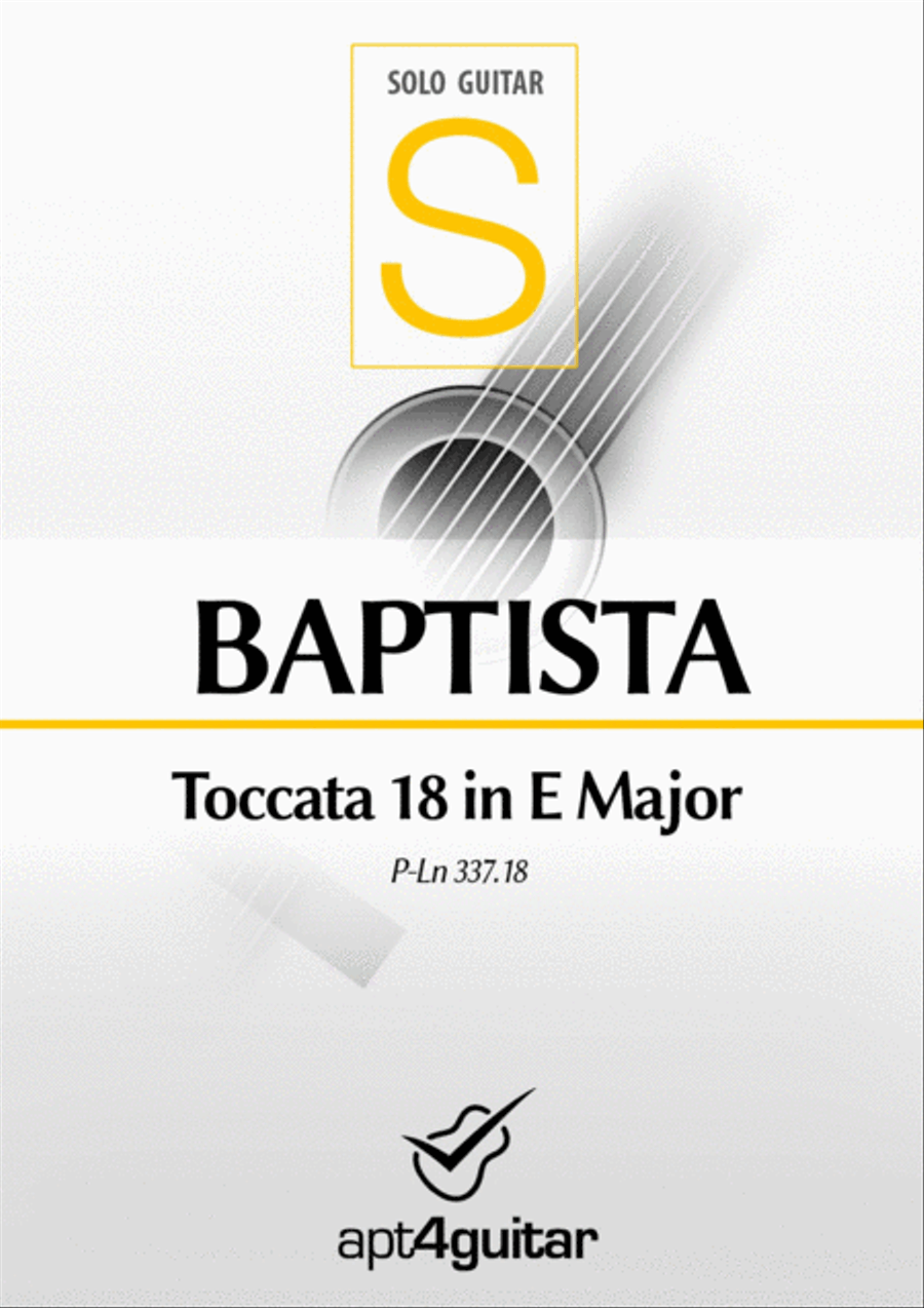 Toccata 18 in E Major