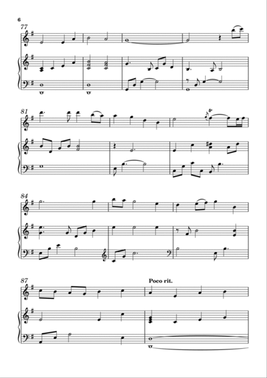 A Glorious Life Flute Solo scores gallery preview page 6