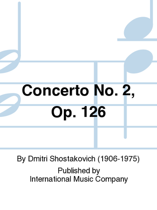 Book cover for Concerto No. 2, Op. 126