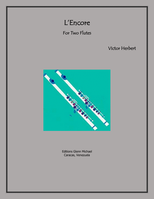 Book cover for L'Encore for Two Flutes