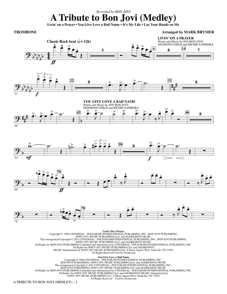 A Tribute To Bon Jovi (Medley) - Trombone