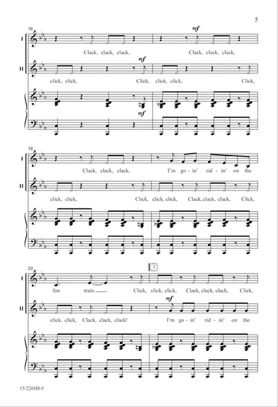 Fun Train 2-Part scores gallery preview page 6