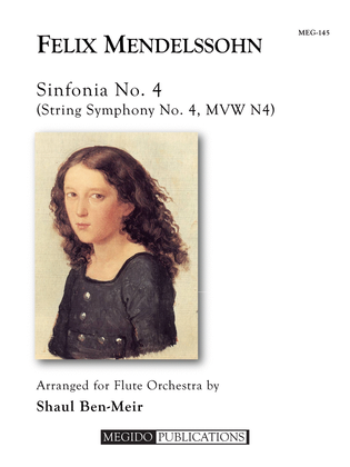 Book cover for Sinfonia No. 4 for Flute Orchestra