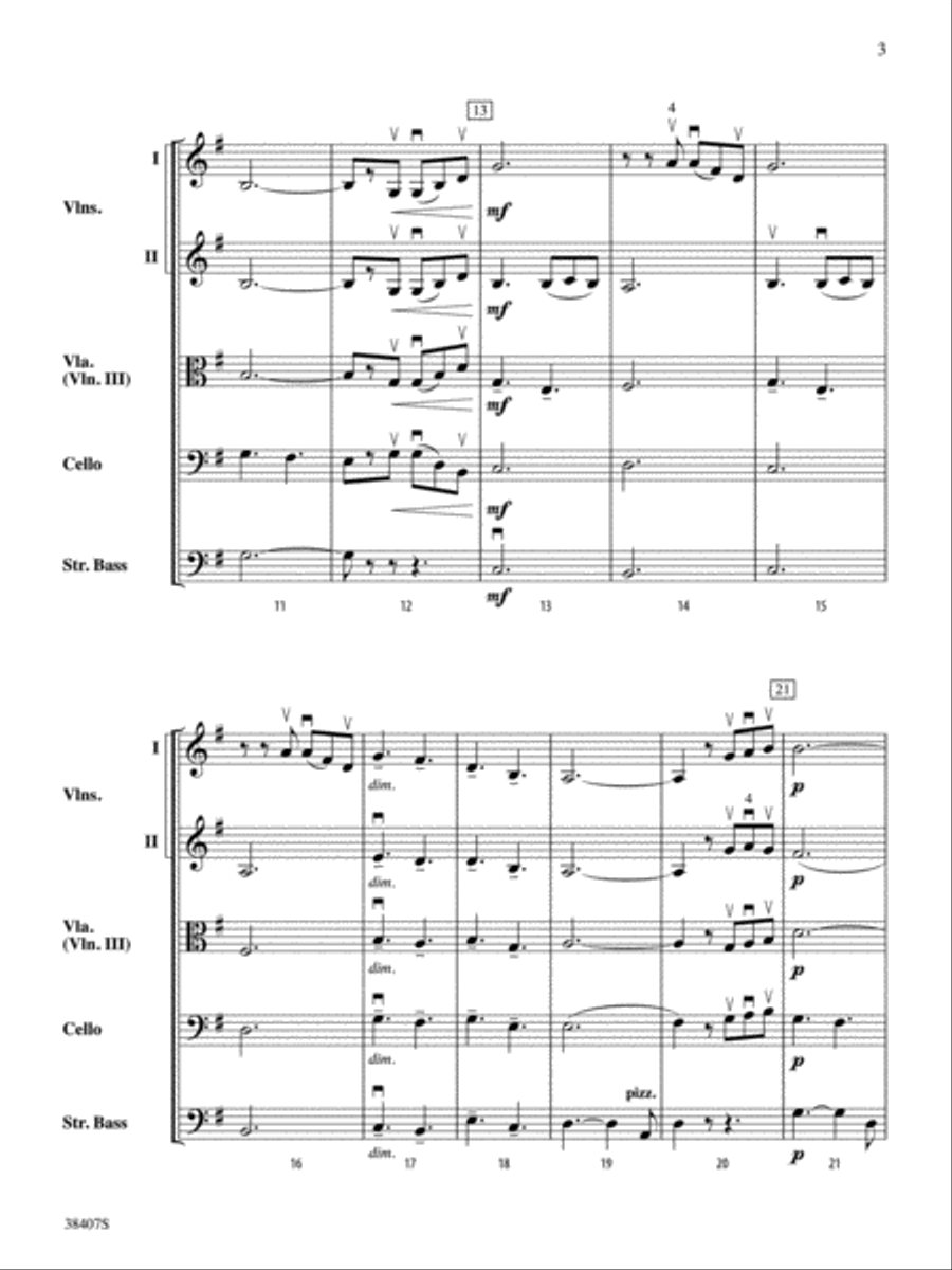 I've Gotta Be Me: Score String Orchestra scores gallery preview page 3