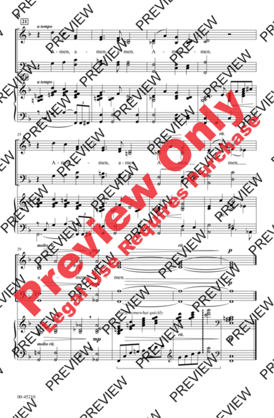 Jazz Introit and Benedictus 4-Part scores gallery preview page 8