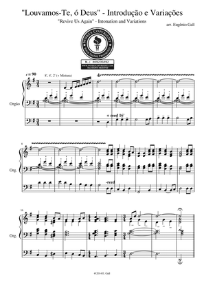 Revive Us Again! - Prelude and Variations for Organ / Louvamos-Te, ó Deus! - Prelúdio e variaçõe