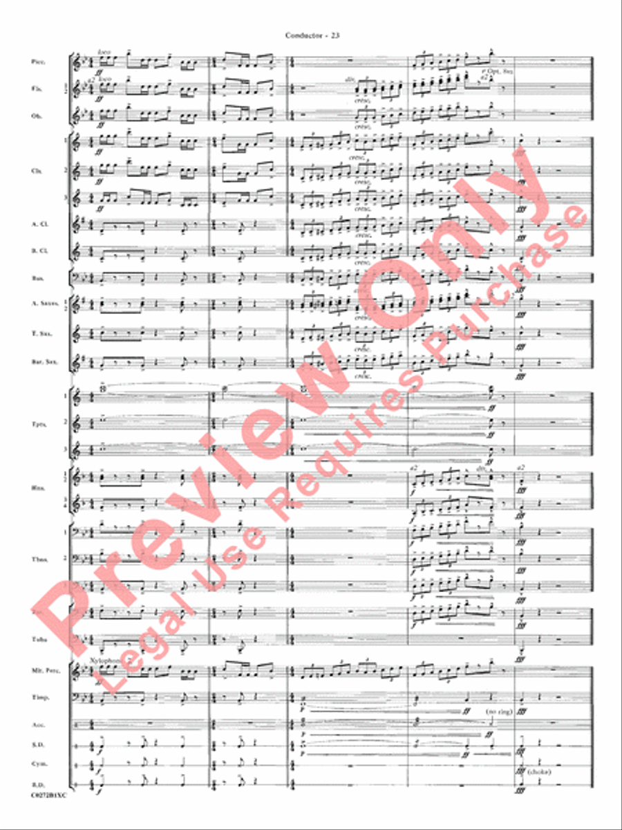 Leroy Anderson: A Legacy in Sound Concert Band scores gallery preview page 26
