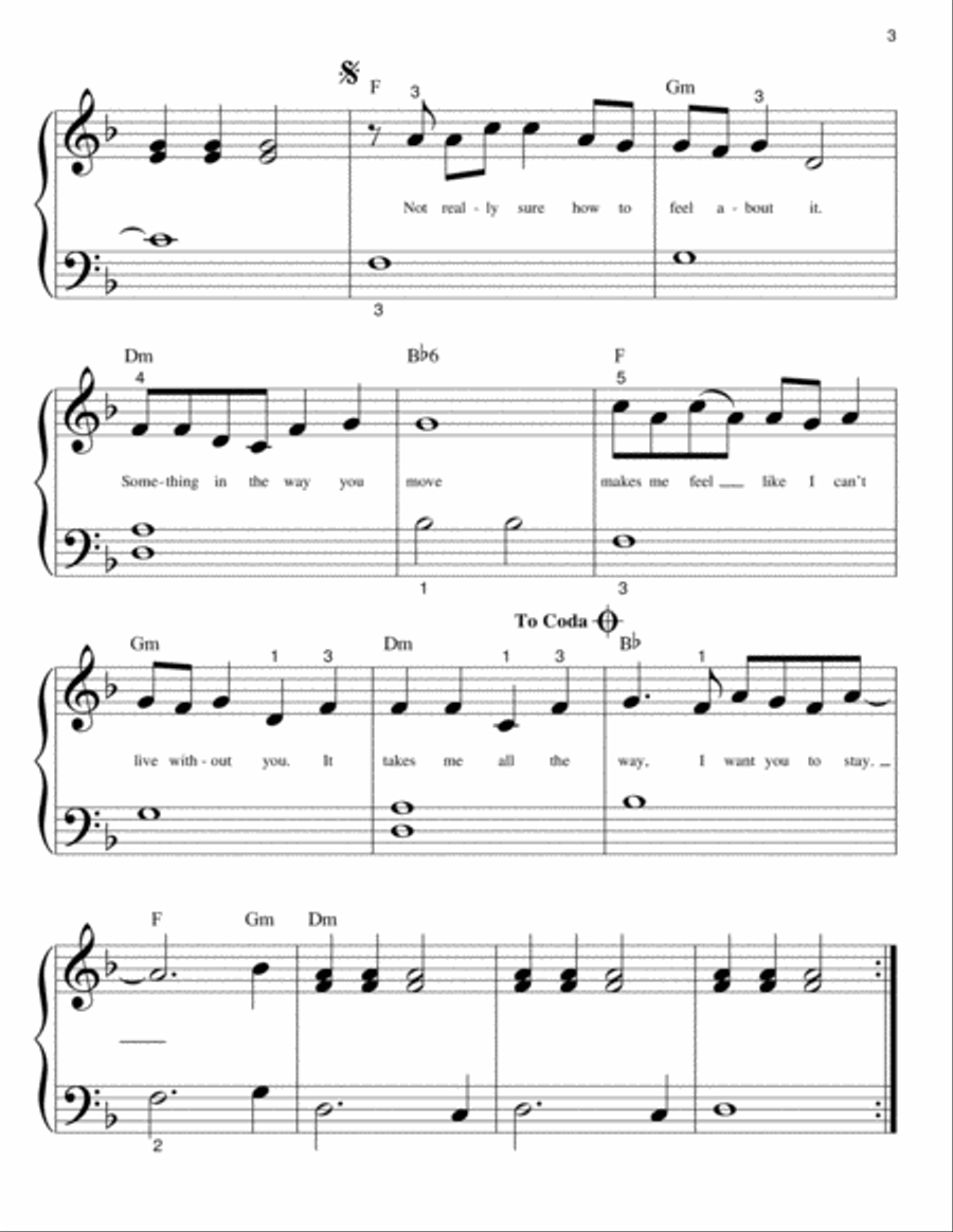 Stay Easy Piano scores gallery preview page 3