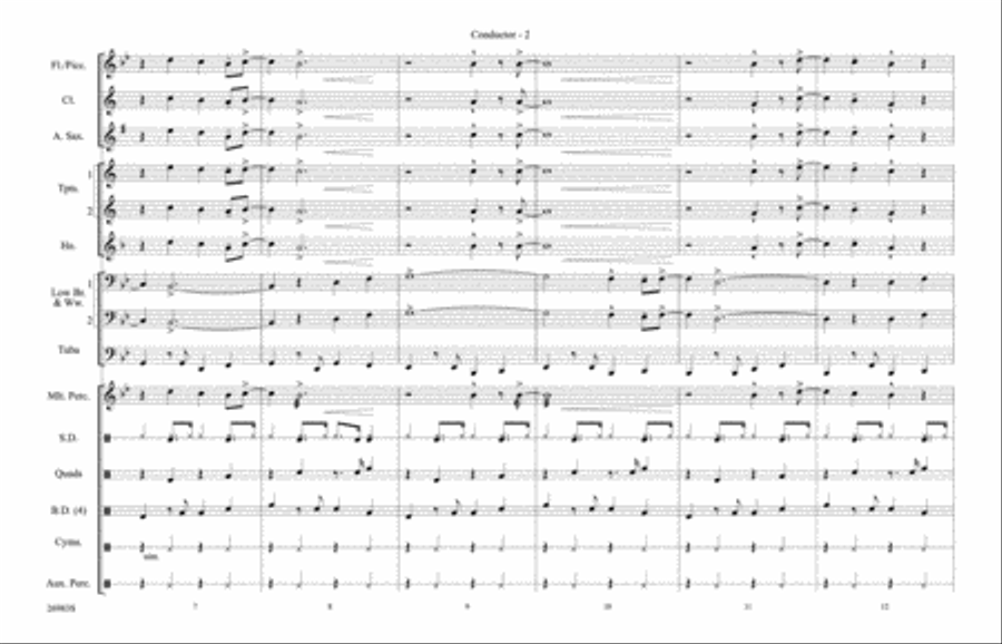 You're the One That I Want (from the musical Grease) Marching Band scores gallery preview page 3