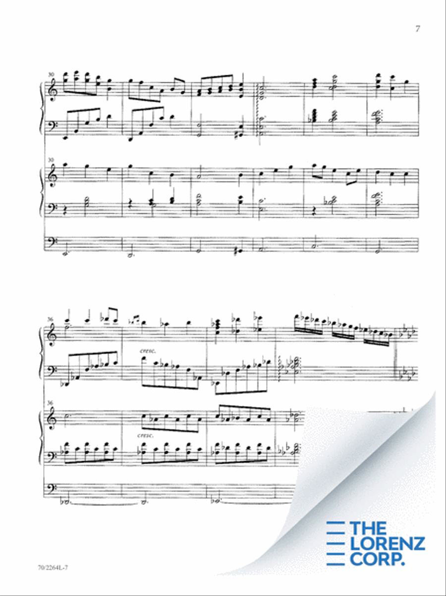O for a Thousand Tongues Organ scores gallery preview page 8