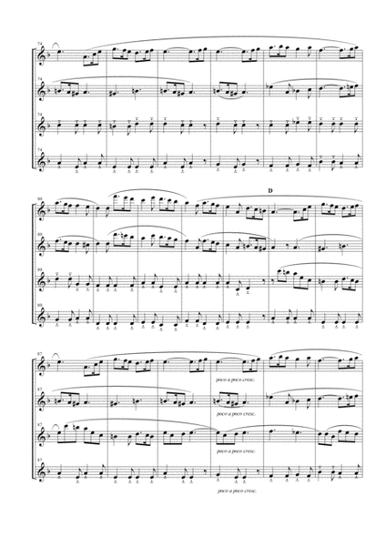 Carillon from "L'Arlesienne Suite No. 1" for Flute Quartet image number null