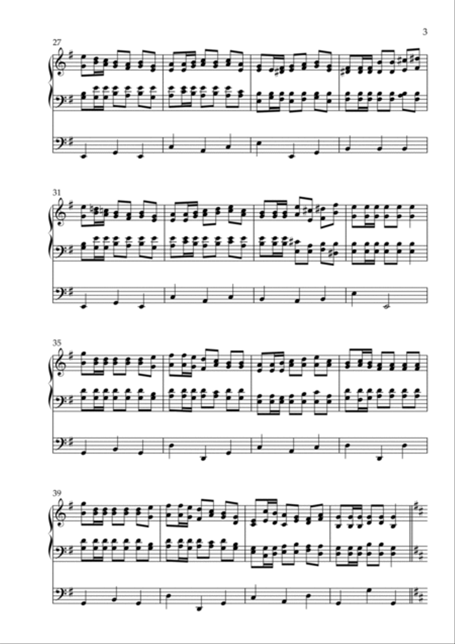 Gaudeamus Igitur Suite, Op. 146 (Organ Solo) by Vidas Pinkevicius (2022) Organ Solo scores gallery preview page 3