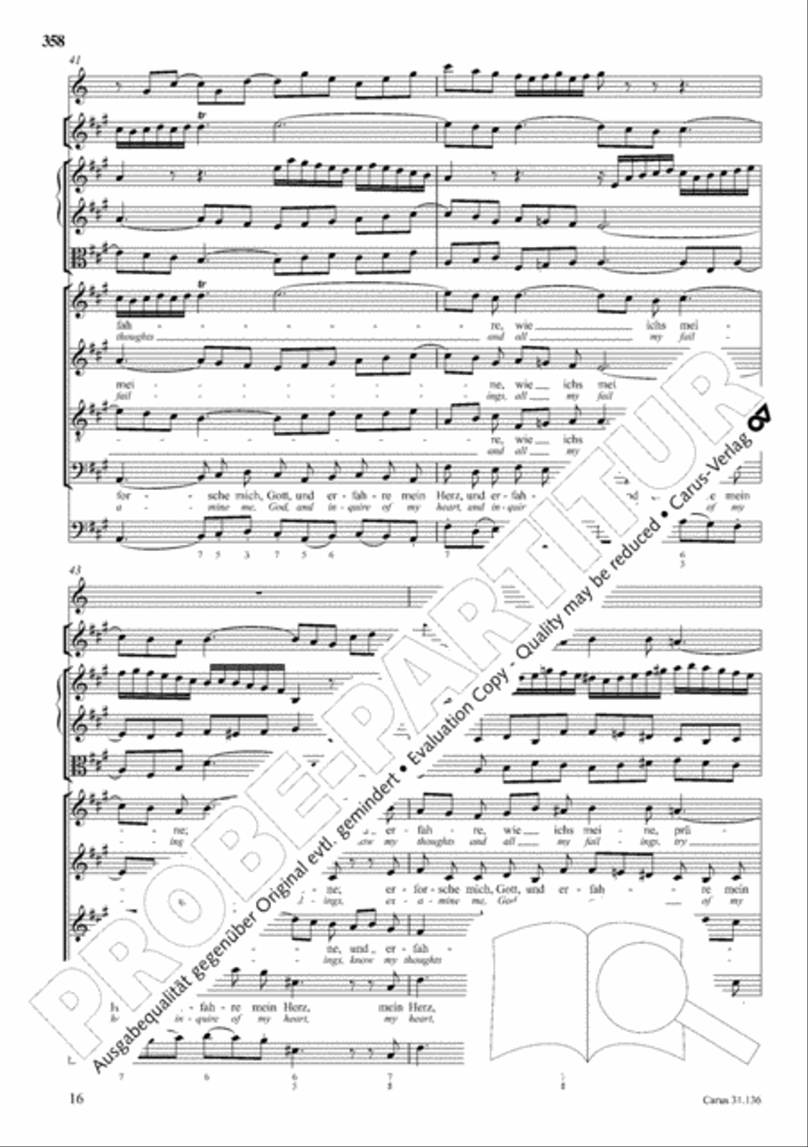 The Complete Sacred Vocal Works (Das geistliche Vokalwerk) Voice scores gallery preview page 359