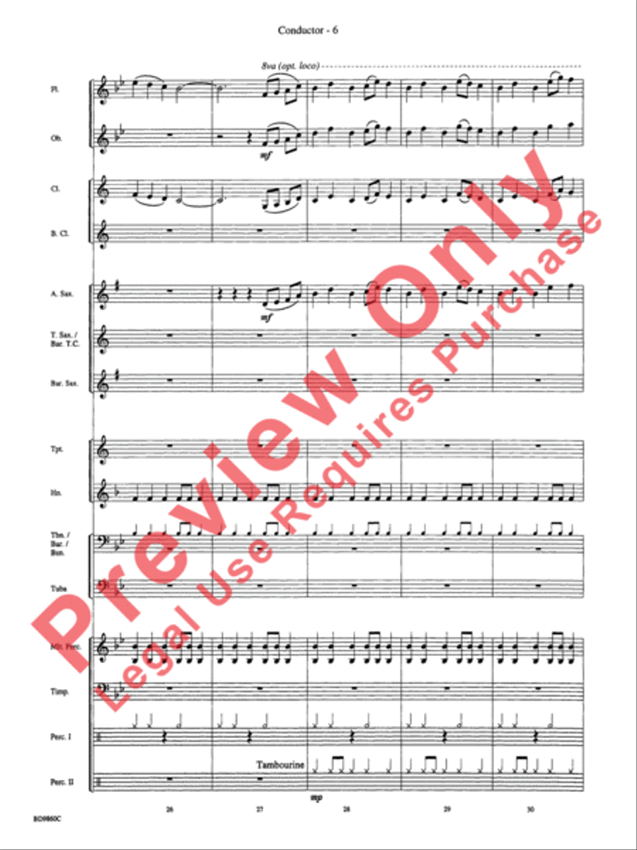 Quintilian Quintilian Concert Band scores gallery preview page 8