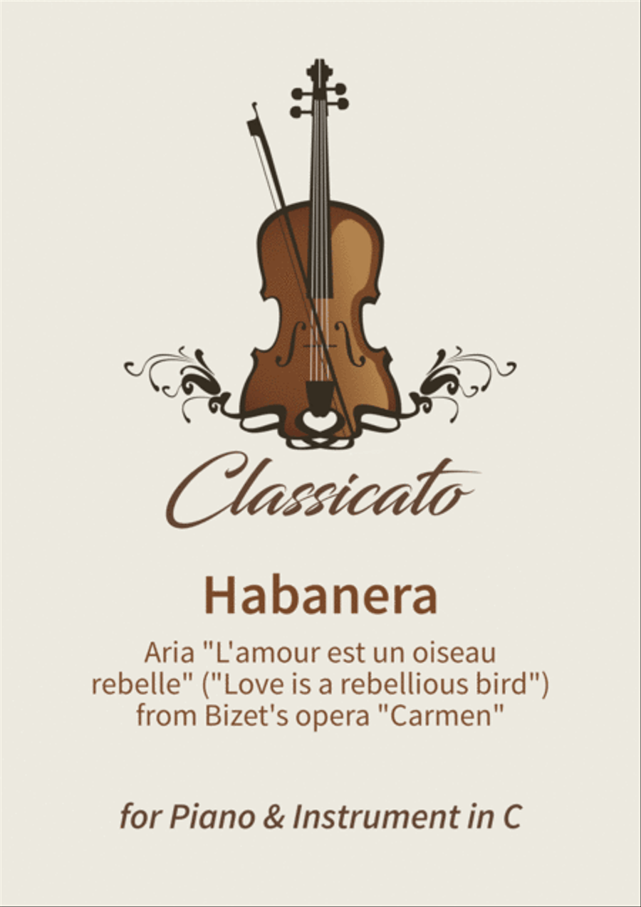 Habanera Flute Solo scores gallery preview page 1