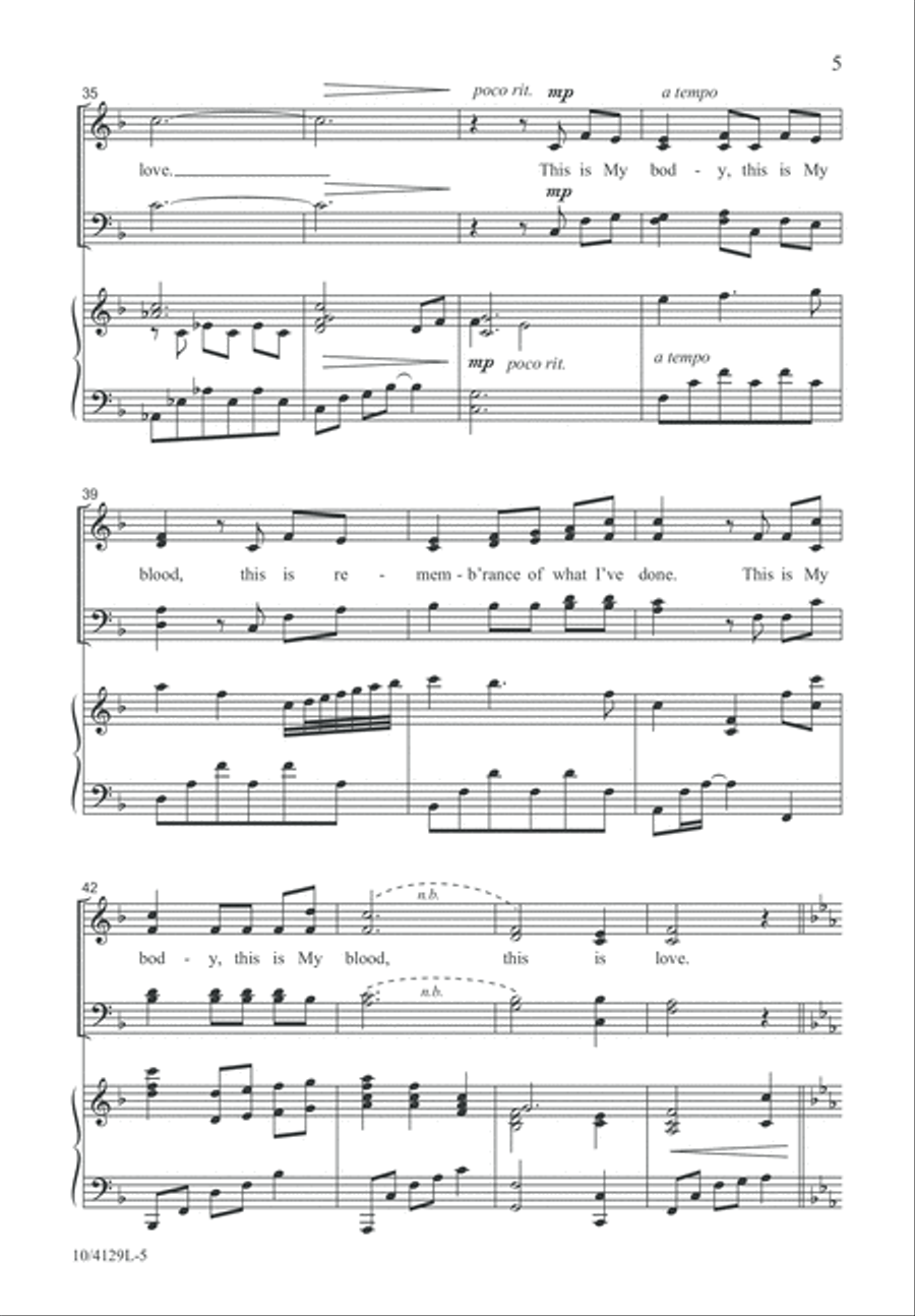 This Is Love 4-Part scores gallery preview page 5