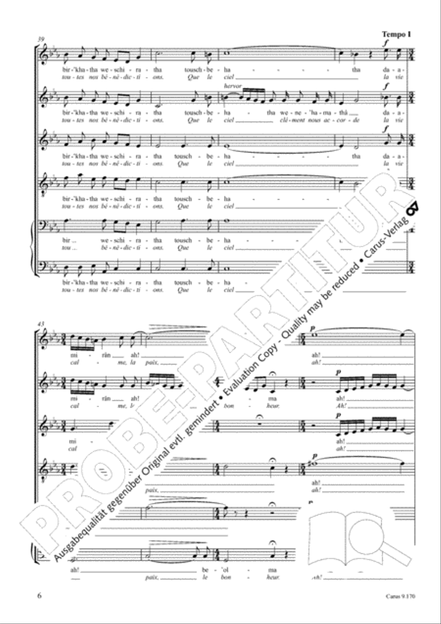 Ravel/Gottwald: Deux melodies hebraiques Score scores gallery preview page 7