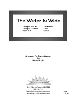 The Water is Wide (Brass Quintet)