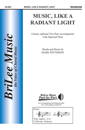 Book cover for Music, Like a Radiant Light