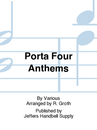 Book cover for Porta Four Anthems