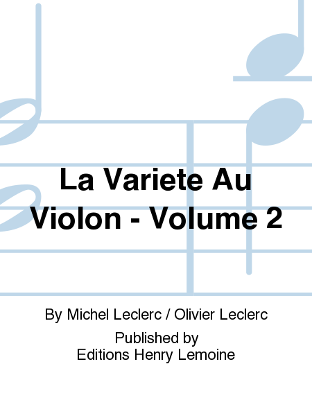 La variete au violon - Volume 2