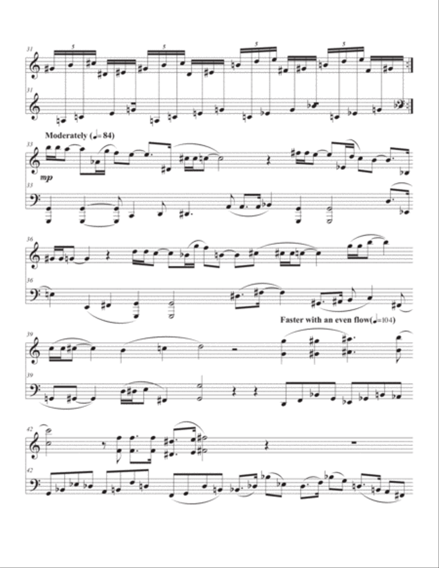 To the Power of Nine Piano Solo scores gallery preview page 4