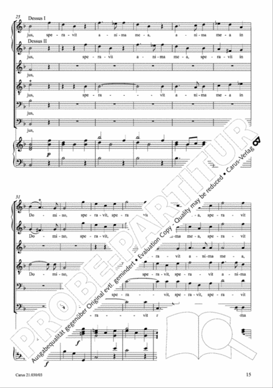 De profundis Men's Choir scores gallery preview page 16