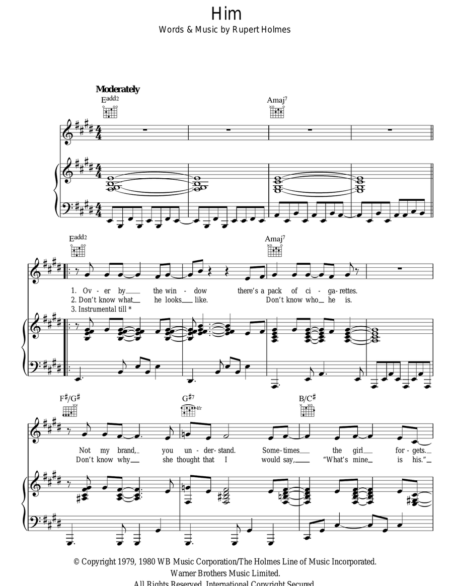 Him Acoustic Guitar scores gallery preview page 1