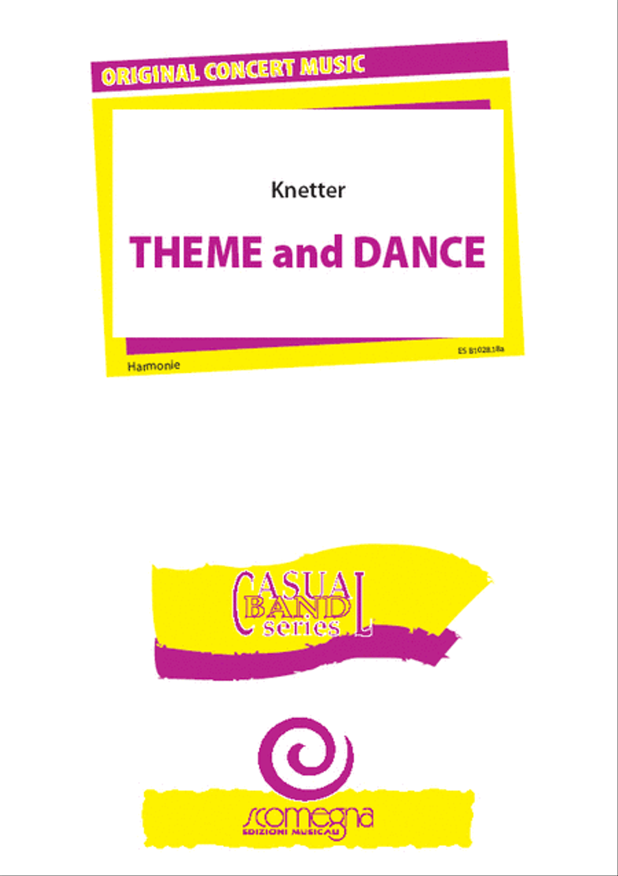Theme and Dance Concert Band scores gallery preview page 1
