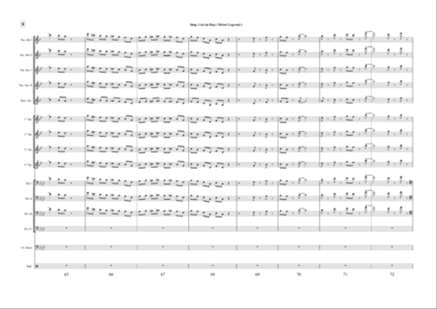 Stop c'est du bop Jazz Ensemble scores gallery preview page 9