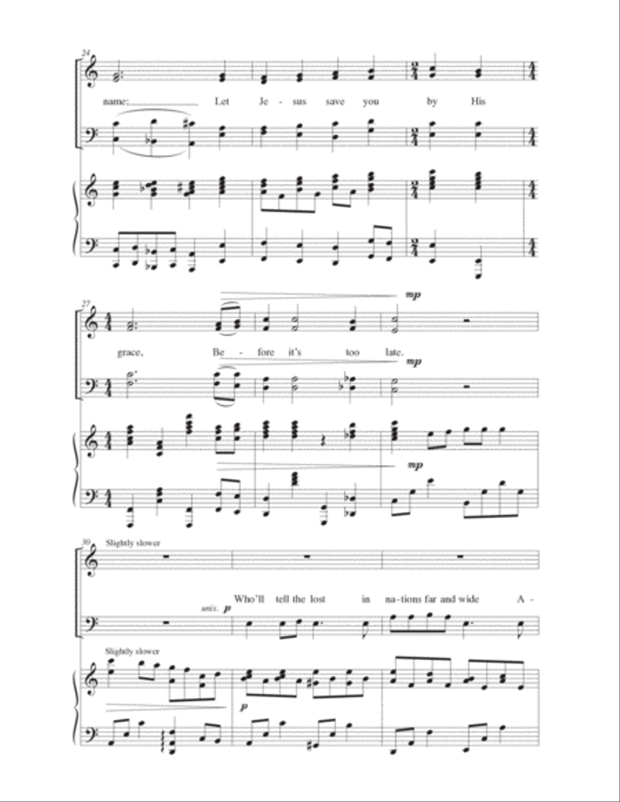 Before It's Too Late 4-Part scores gallery preview page 4
