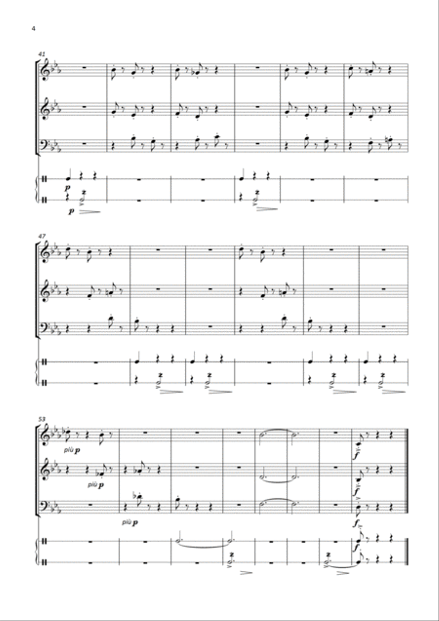 3 Clocks for 3 Brass 3 Clocks for 3 Brass Brass Ensemble scores gallery preview page 4