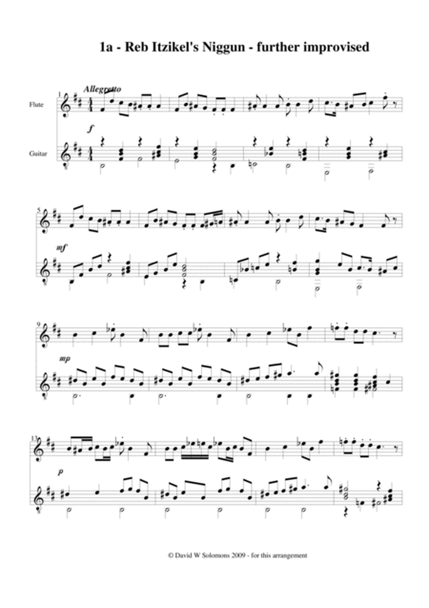 Reb Itzikel's niggun (Song of Rabbi Ezekiel) for flute and guitar image number null