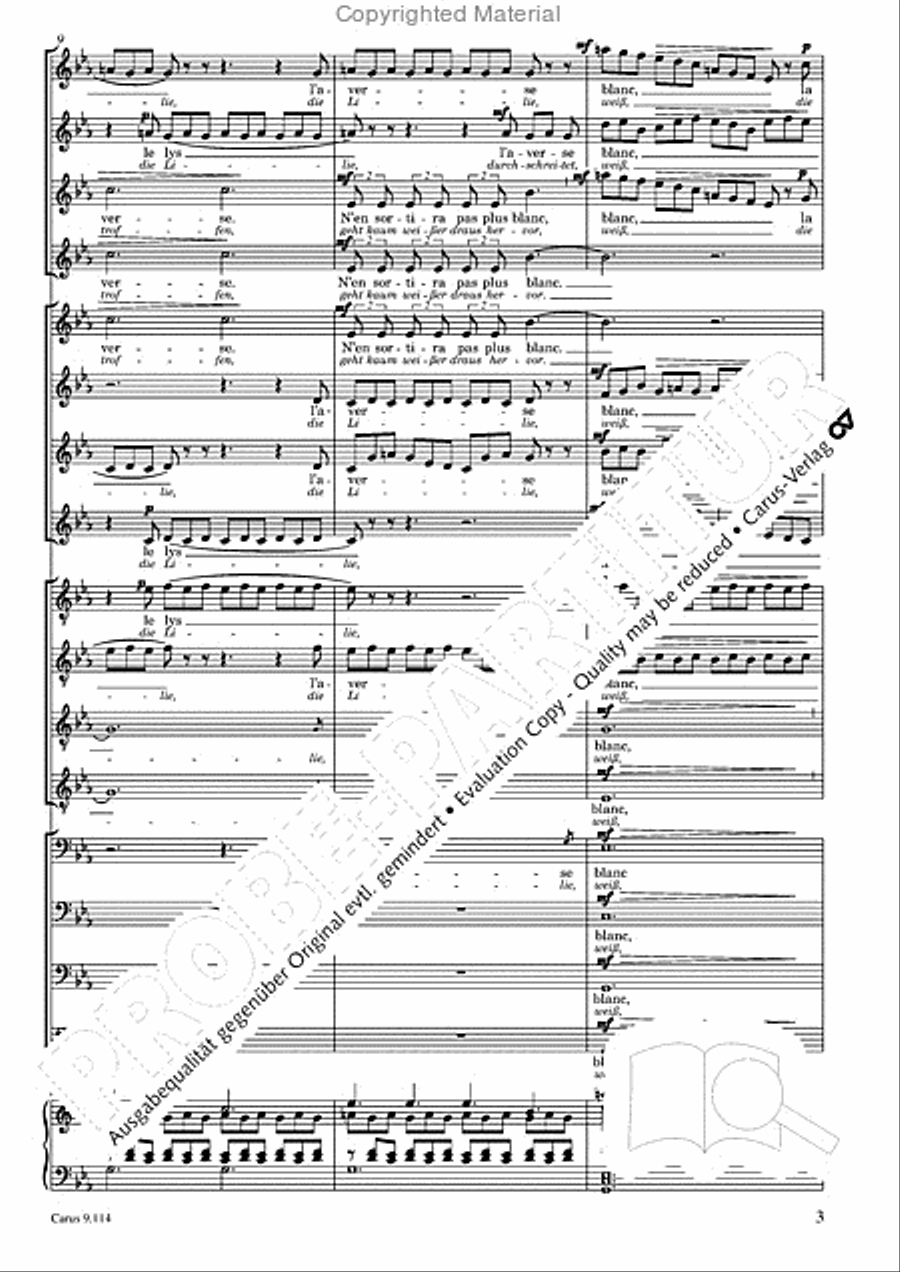 Trois Fragments de son Trois Fragments de son Choir scores gallery preview page 4