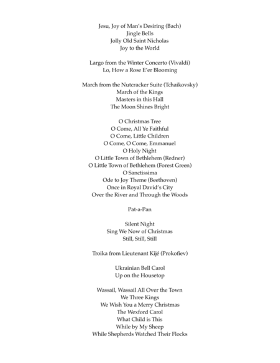 Christmas Duets for All Bass Instruments Small Ensemble scores gallery preview page 3
